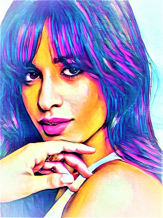 Camila Cabello Vibrant Abstract Portrait | 04