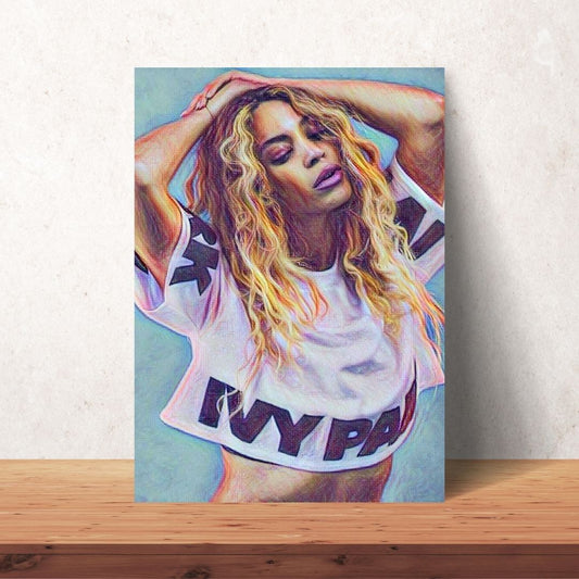 poster of beyonce drawing as a digital download