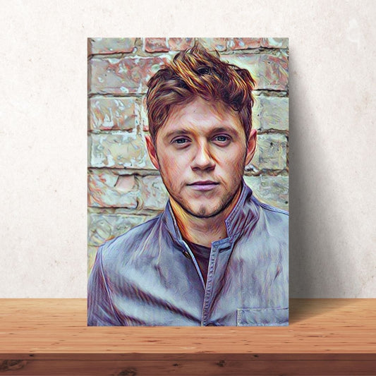 poster of one direction niall horan coloured drawing digital download