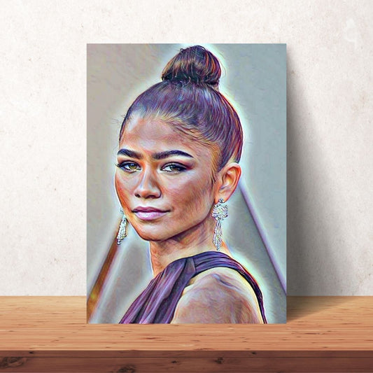 Zendaya Coleman Coloured Drawing Digital Download | 6