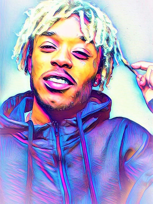 Lil Uzi Vibrant Abstract Portrait | 01